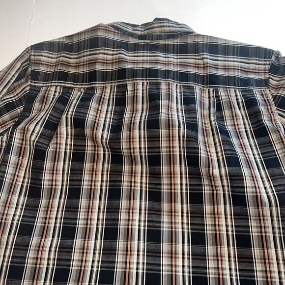 Harley Davidson Shirt Men’s Size XL Casual Button Down Black Plaid Short Sleeve - Picture 5 of 5